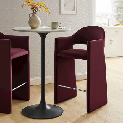 Talia 41 Inch Performance Velvet Bar Stool