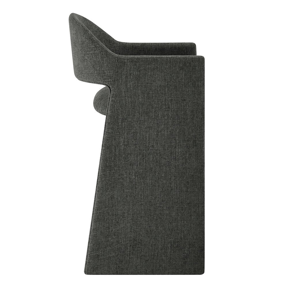 Talia 41 Inch 41 Inch Upholstered Fabric Bar Stool