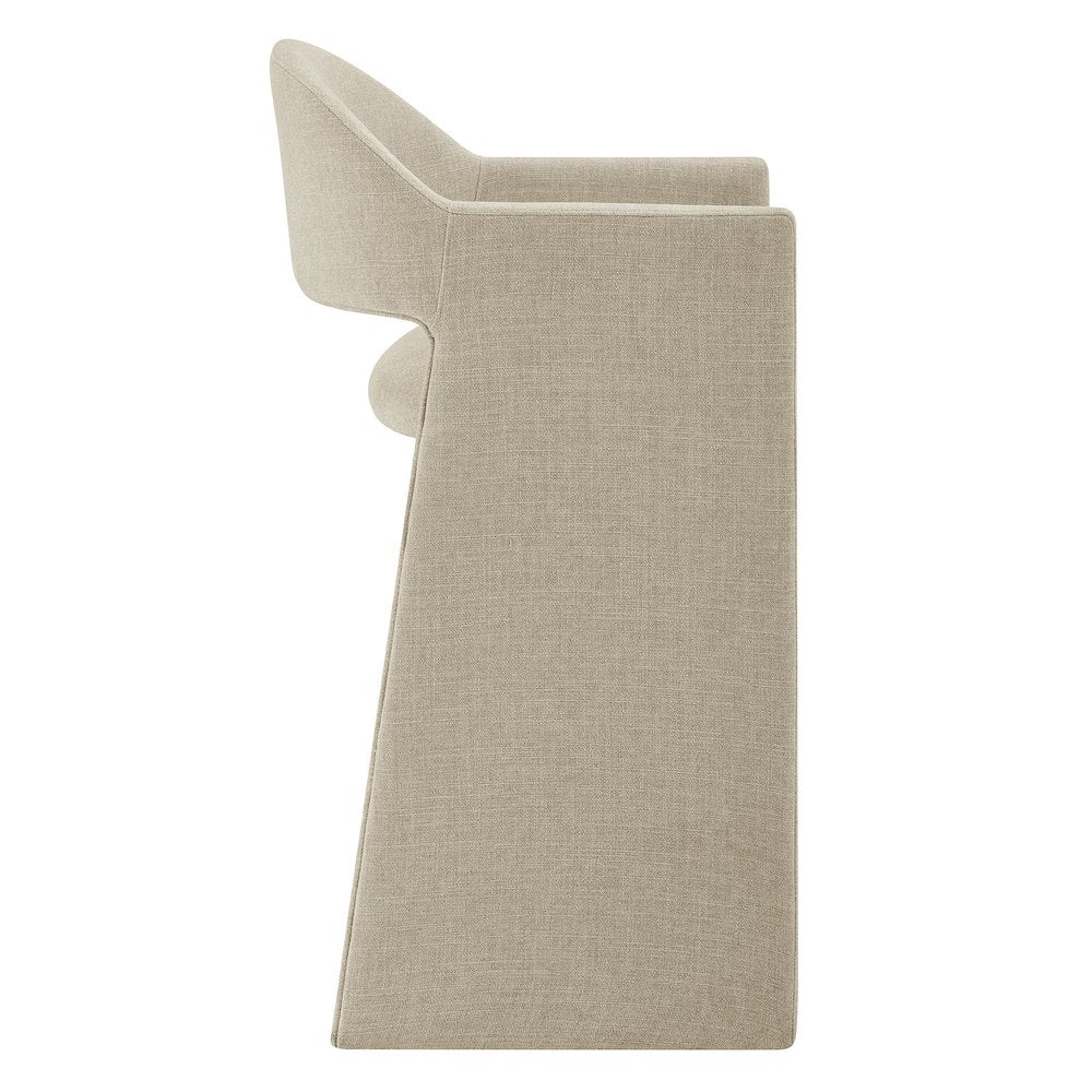 Talia 41 Inch 41 Inch Upholstered Fabric Bar Stool