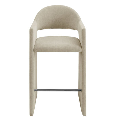 Talia 41 Inch 41 Inch Upholstered Fabric Bar Stool