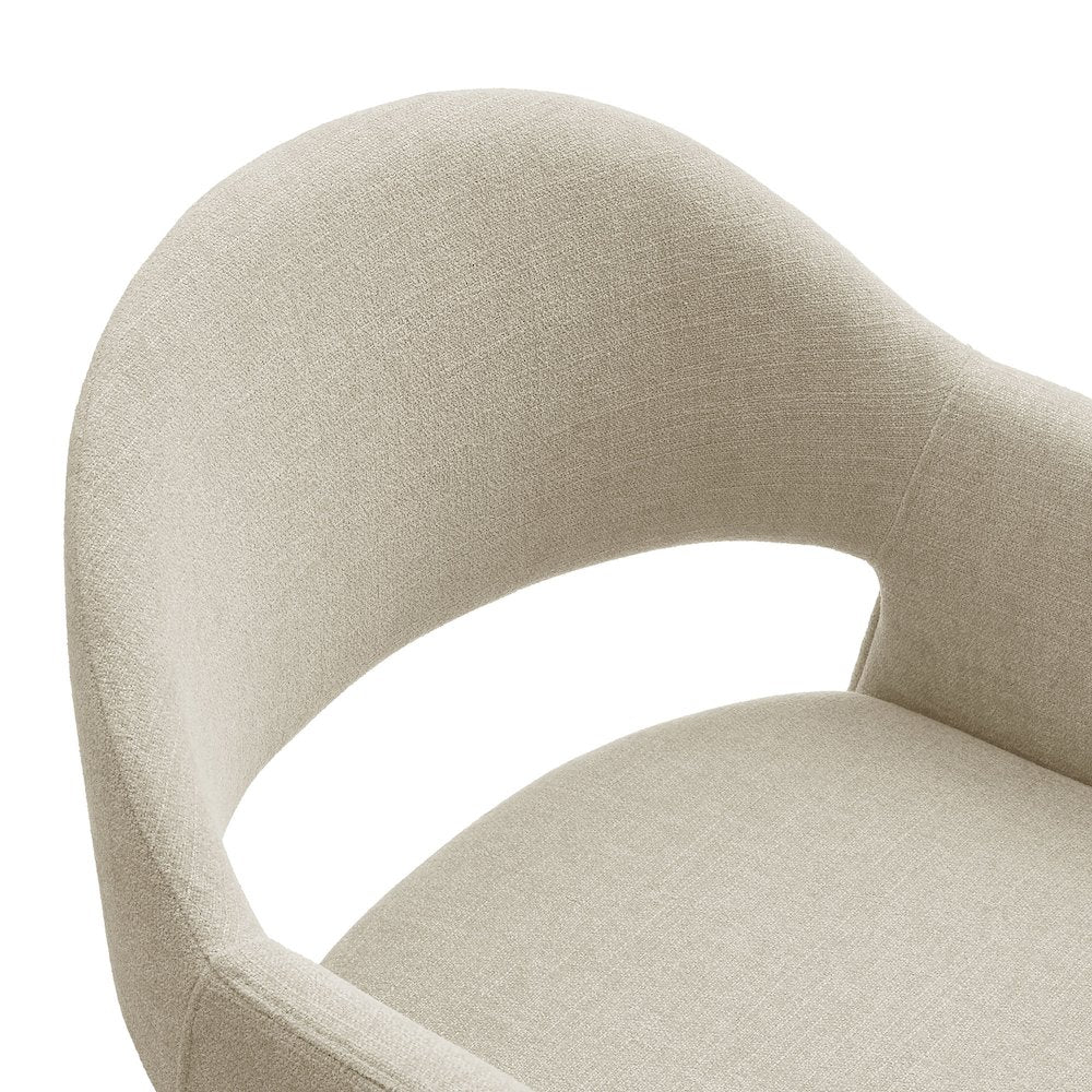 Talia 41 Inch 41 Inch Upholstered Fabric Bar Stool