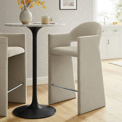 Talia 41 Inch 41 Inch Upholstered Fabric Bar Stool