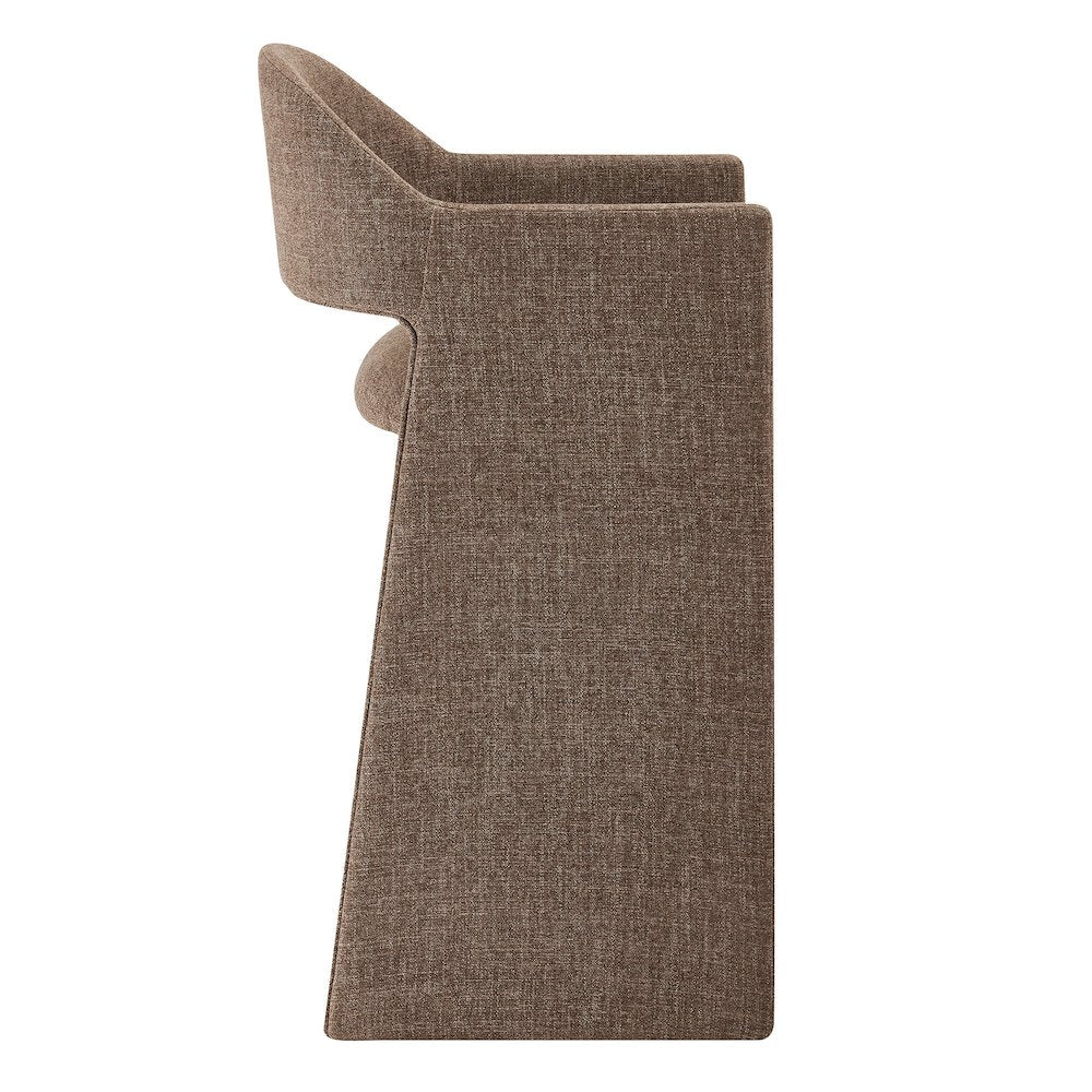 Talia 41 Inch 41 Inch Upholstered Fabric Bar Stool