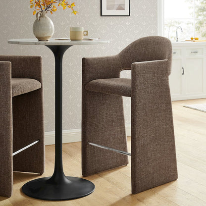 Talia 41 Inch 41 Inch Upholstered Fabric Bar Stool