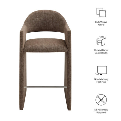 Talia 41 Inch 41 Inch Upholstered Fabric Bar Stool