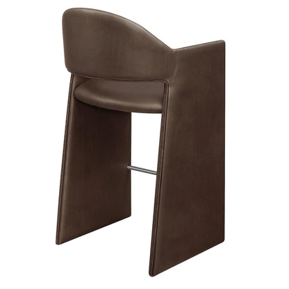 Talia 41 Inch Vegan Leather Bar Stool