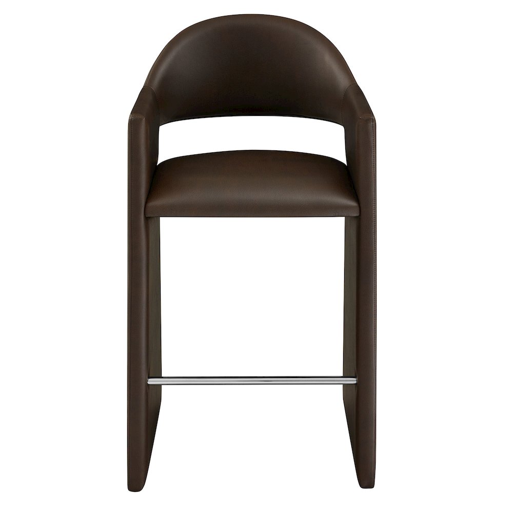 Talia 41 Inch Vegan Leather Bar Stool