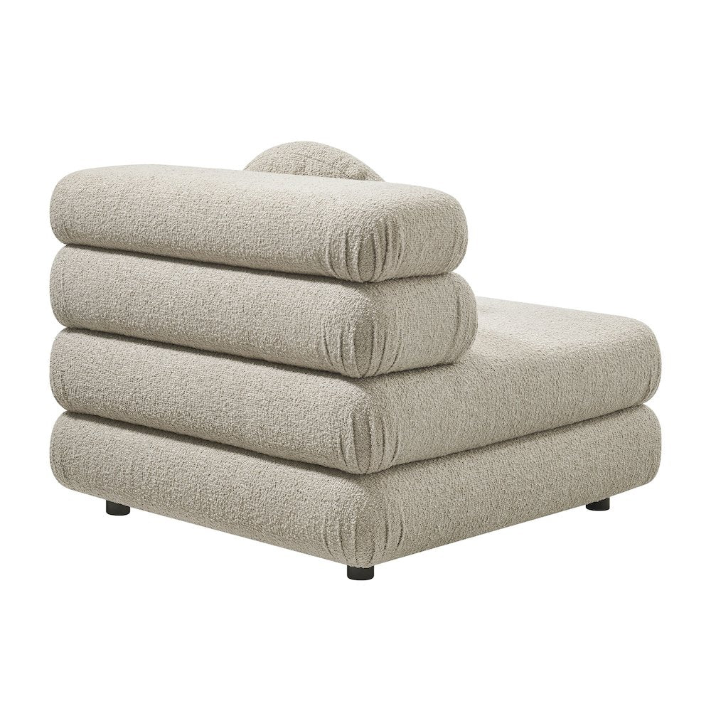 Jubilee Upholstered Modular Armless Chair - Linen