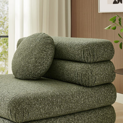 Jubilee Upholstered Modular Armless Chair - Olive