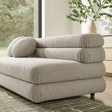 Jubilee Upholstered Modular Armless Loveseat - Linen