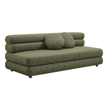 Jubilee Upholstered Modular Armless Loveseat - Olive