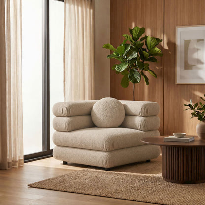Jubilee Upholstered Modular Corner Chair - Linen