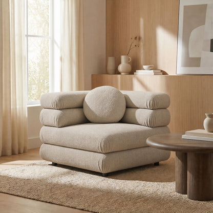 Jubilee Upholstered Modular Corner Chair - Linen