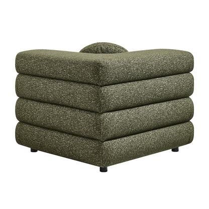 Jubilee Upholstered Modular Corner Chair - Olive