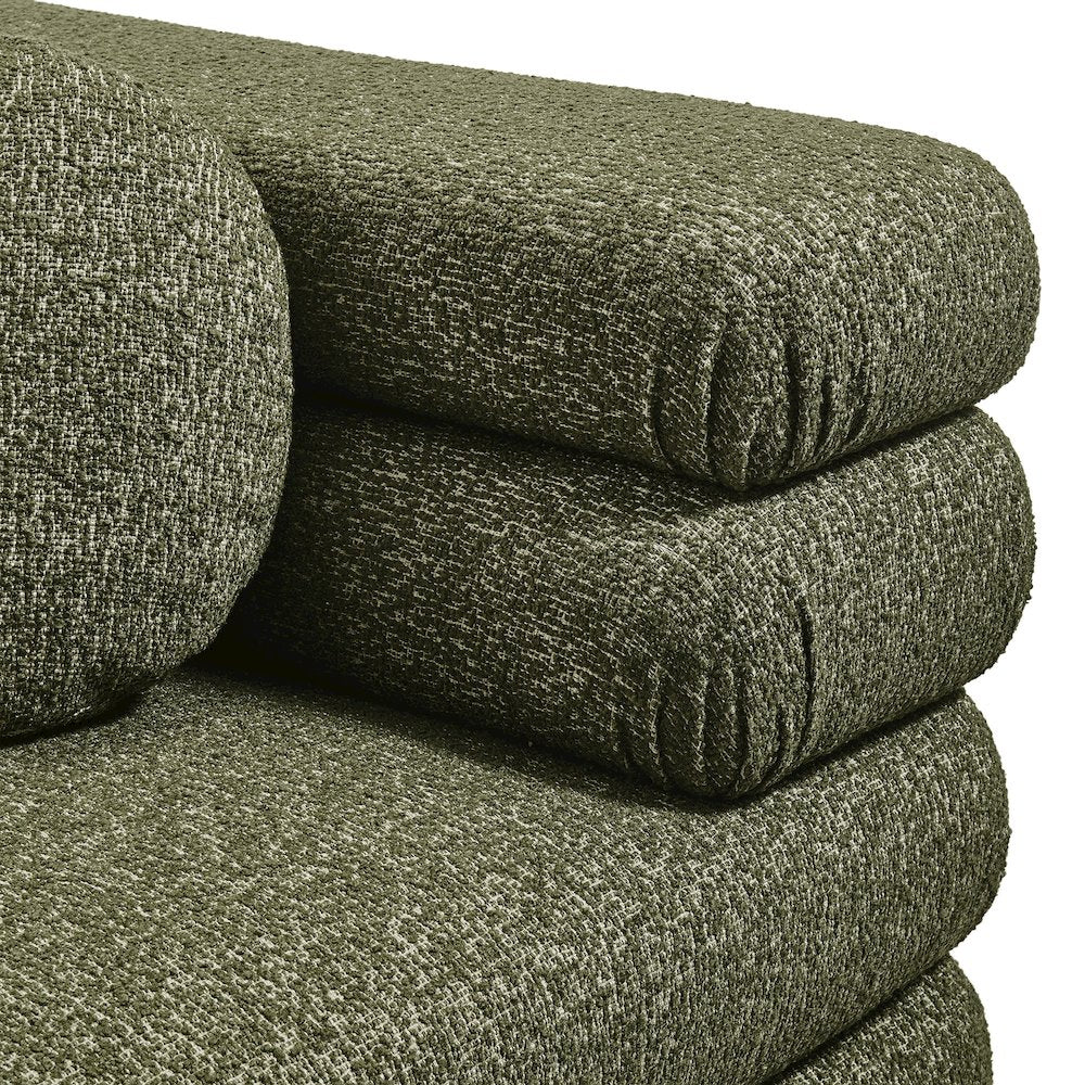 Jubilee Upholstered Modular Corner Chair - Olive