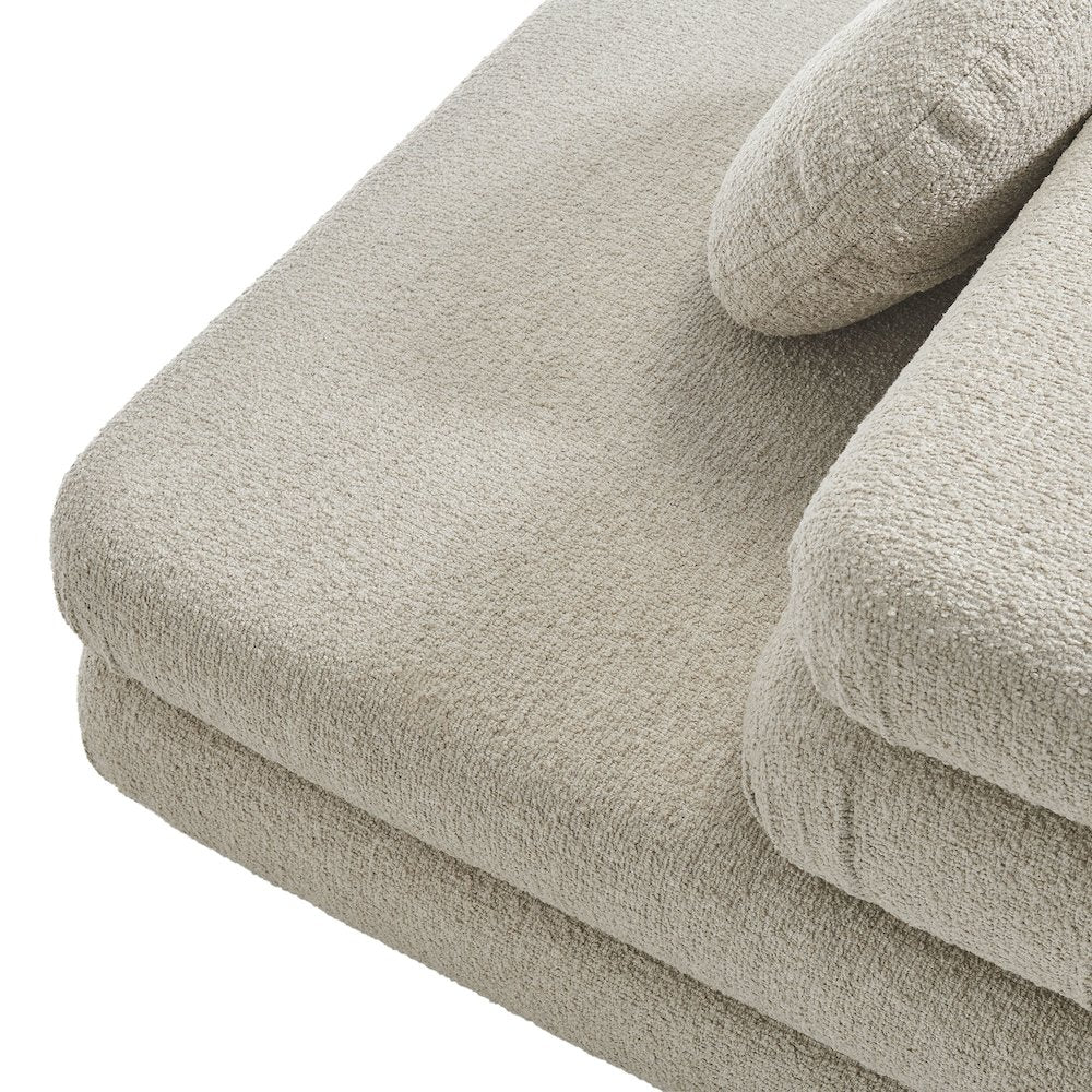 Jubilee 4-Piece Upholstered Modular Sofa Set - Linen