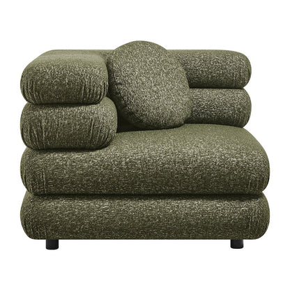 Jubilee 4-Piece Upholstered Modular Sofa Set - Olive