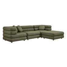 Jubilee 4-Piece Upholstered Modular Sofa Set - Olive