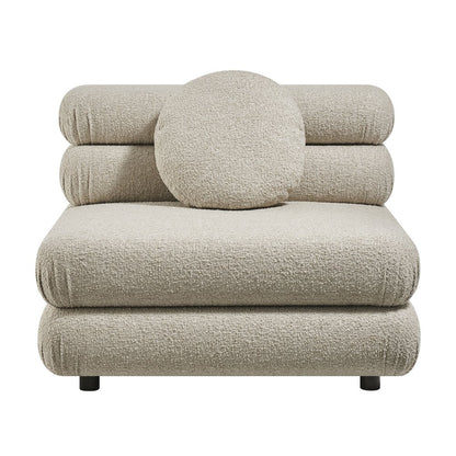 Jubilee 5-Piece Upholstered Modular L-Shaped Sofa Set - Linen
