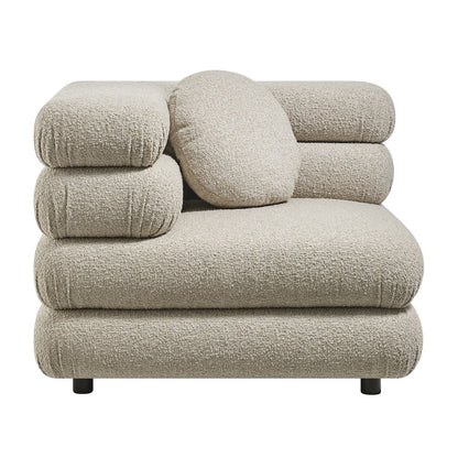 Jubilee 5-Piece Upholstered Modular L-Shaped Sofa Set - Linen