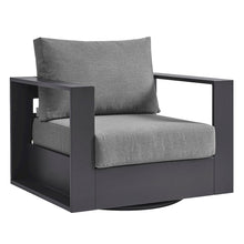 Tahoe Outdoor Patio Powder-Coated Aluminum Swivel Armchair
