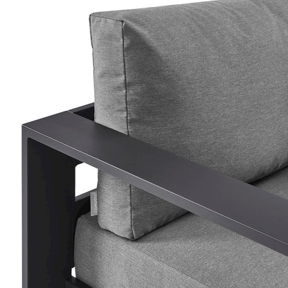 Tahoe Outdoor Patio Powder-Coated Aluminum Swivel Armchair