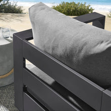 Tahoe Outdoor Patio Powder-Coated Aluminum Swivel Armchair