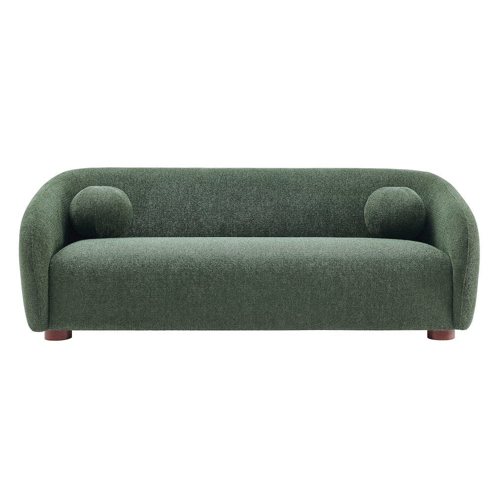Holland 85" Chenille Fabric Sofa - Pine