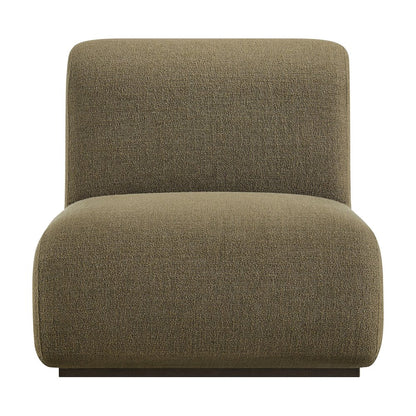 Denby Linen Blend Accent Chair - Olive