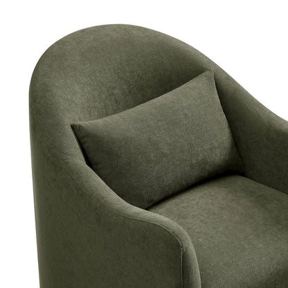 Bardot Linen Blend Accent Chair - Sage