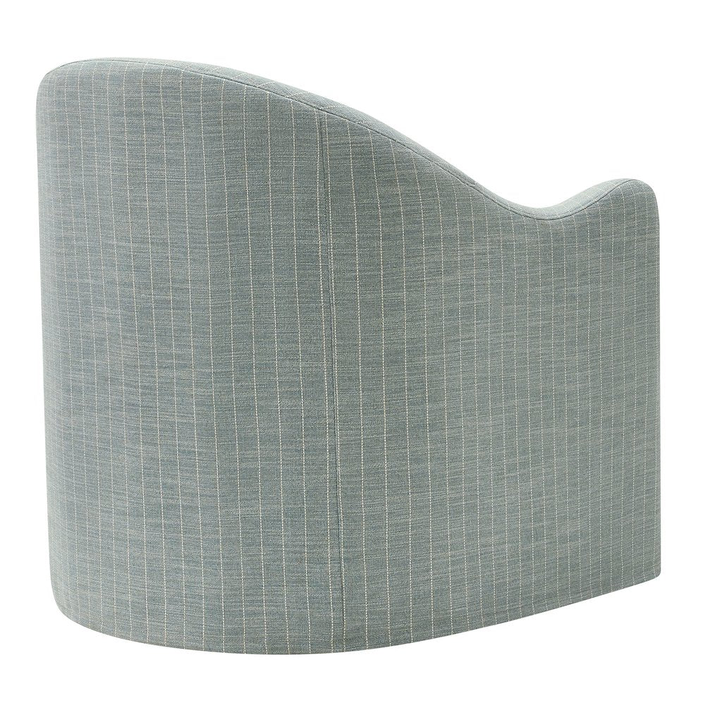 Bardot Striped Accent Chair - Spa Blue Stripe
