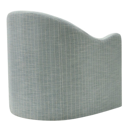 Bardot Striped Accent Chair - Spa Blue Stripe