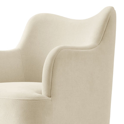 Cordelle Linen Blend Swivel Dining Chair - Linen