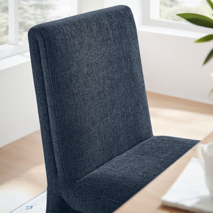 Emory Upholstered Fabric Dining Side Chair Set of 2 - Slate Blue
