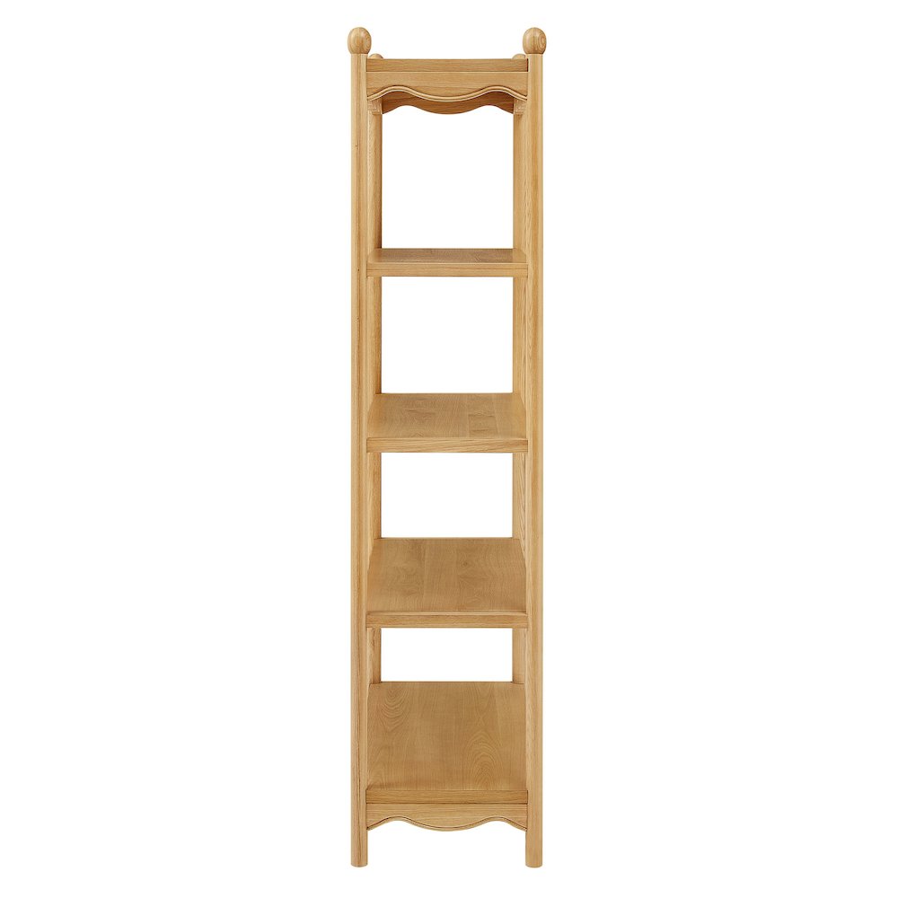 Darcy 4-Tier Open Bookcase - Oak