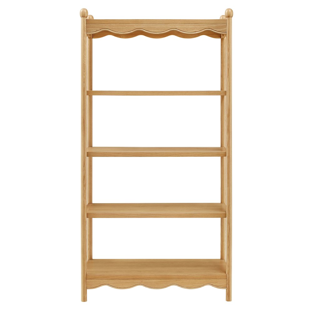 Darcy 4-Tier Open Bookcase - Oak