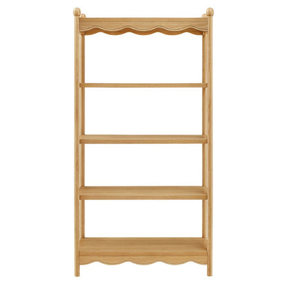 Darcy 4-Tier Open Bookcase - Oak