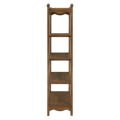 Darcy 4-Tier Open Bookcase - Walnut