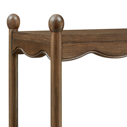 Darcy 4-Tier Open Bookcase - Walnut