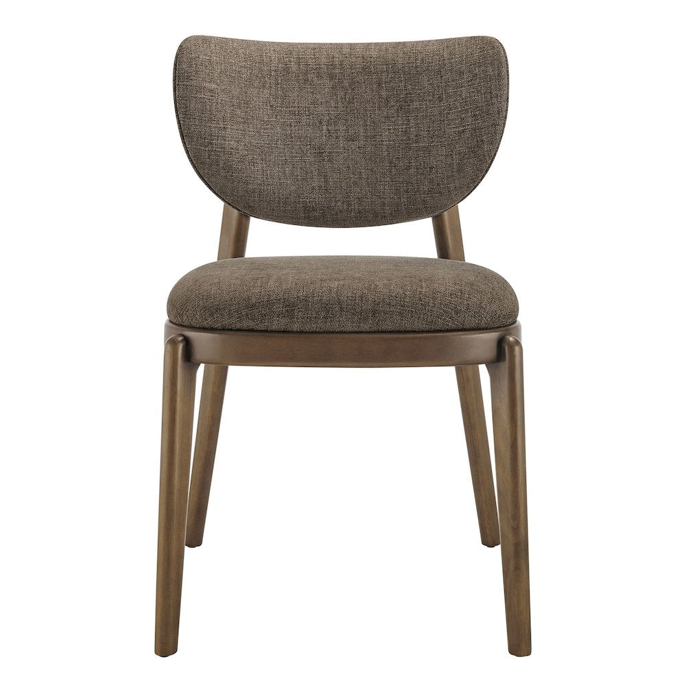 Fenwick Fabric Dining Chairs Set of 2 - Mocha