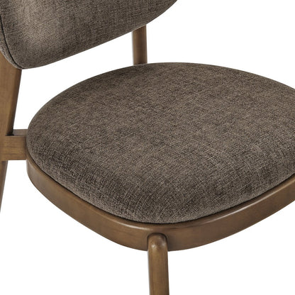 Fenwick Fabric Dining Chairs Set of 2 - Mocha