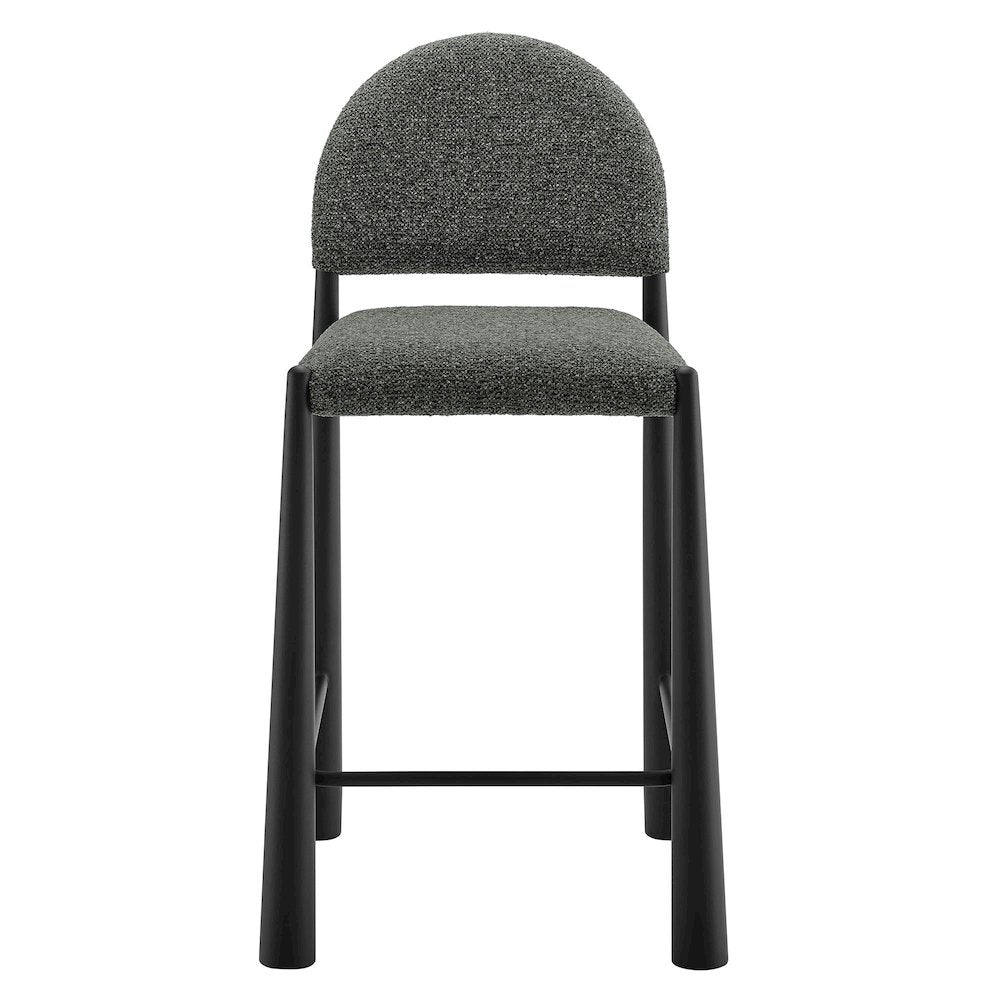 Hayley Upholstered Fabric Counter Stools Set of 2