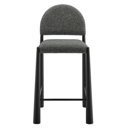 Hayley Upholstered Fabric Counter Stools Set of 2