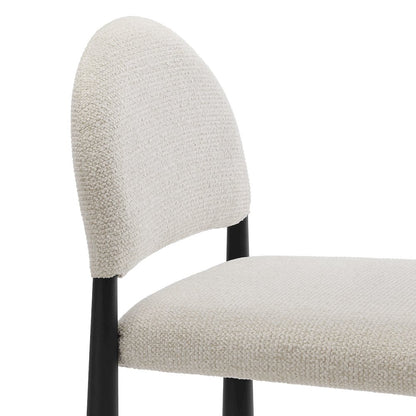 Hayley Upholstered Fabric Counter Stools Set of 2