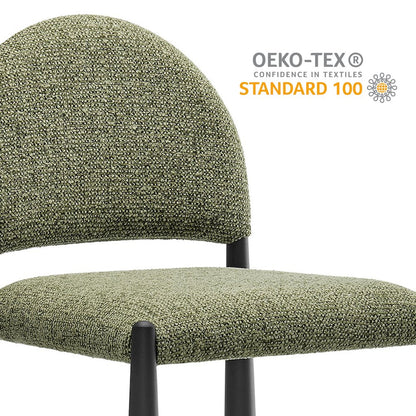 Hayley Upholstered Fabric Counter Stools Set of 2