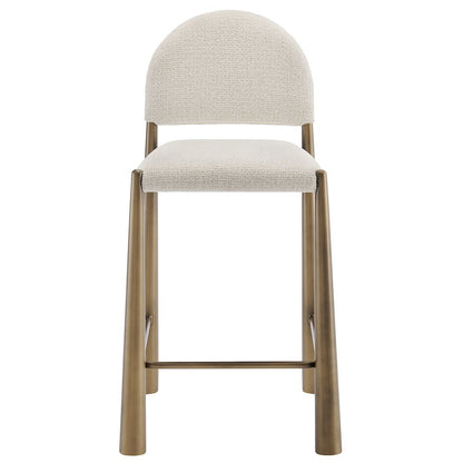 Hayley Upholstered Fabric Counter Stools Set of 2