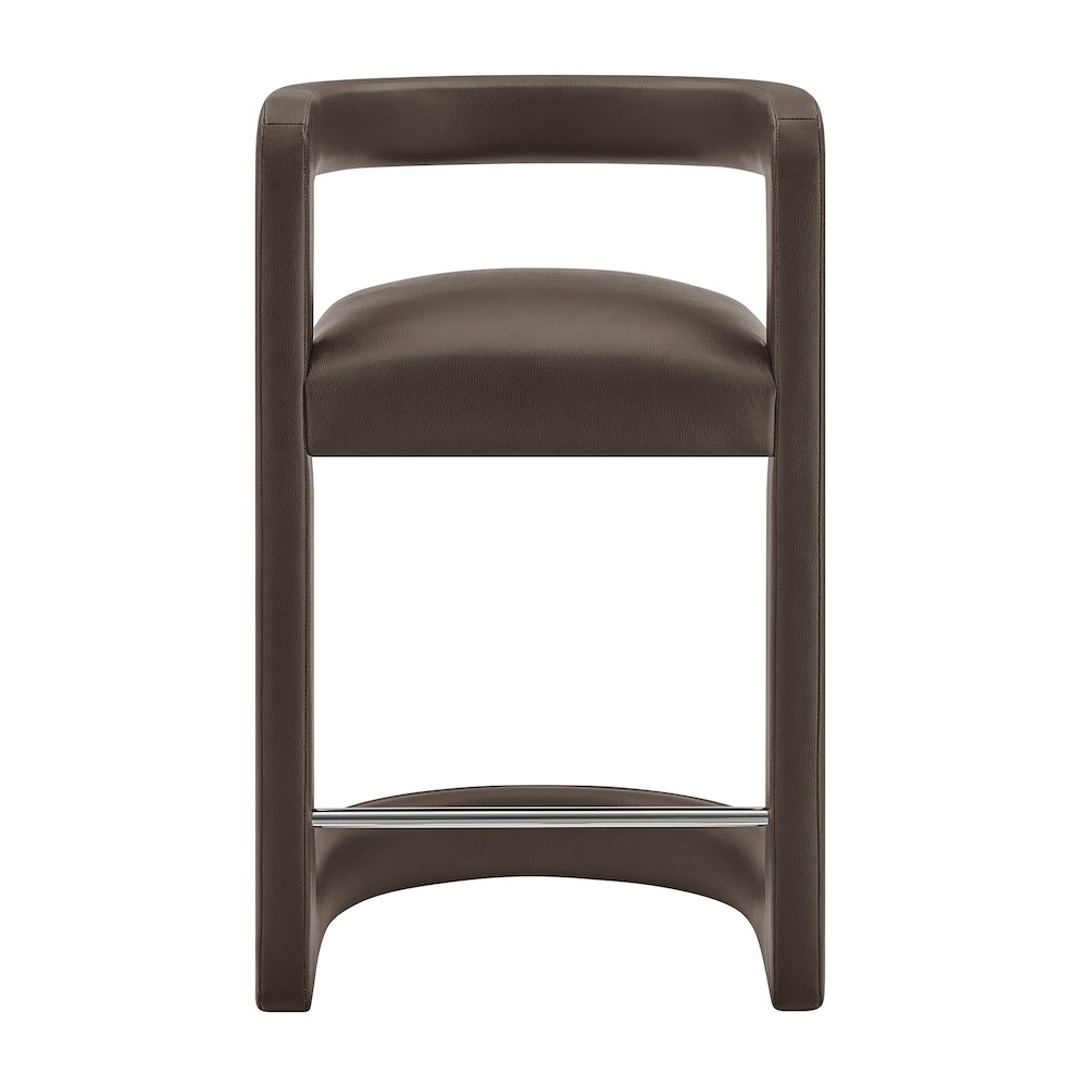 Winslow Premium Vegan Leather Counter Stool - Espresso