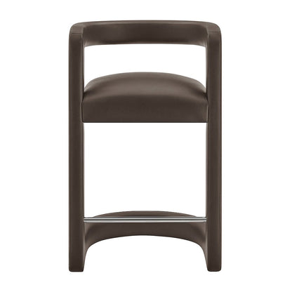 Winslow Premium Vegan Leather Counter Stool - Espresso