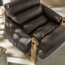 Sorelle Vegan Leather Sling Lounge Chair - Espresso