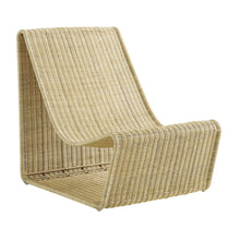 Eira Continuous Curved Natural Rattan Lounge Chair - Natural Rattan